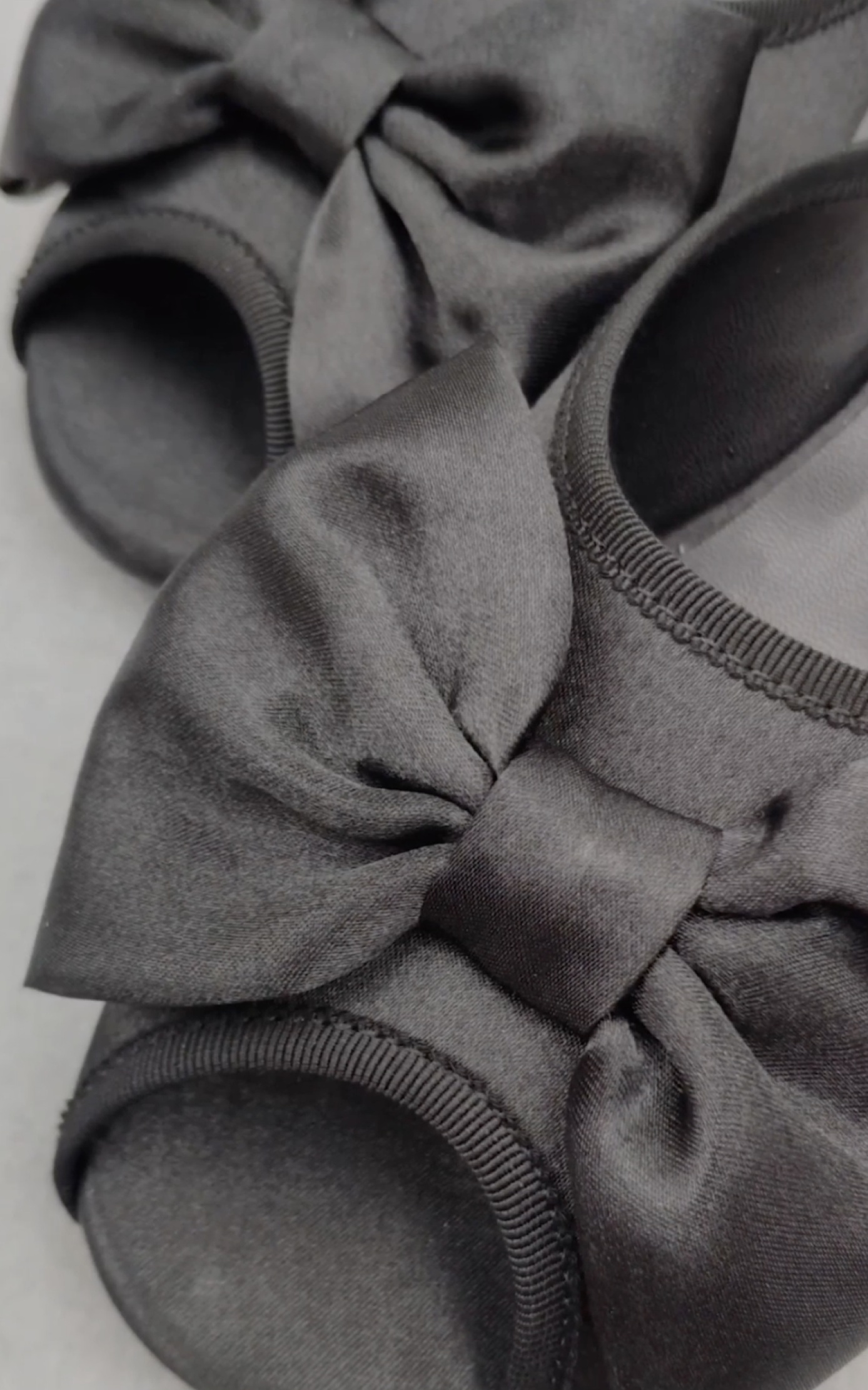 Boudoir Slippers in Black